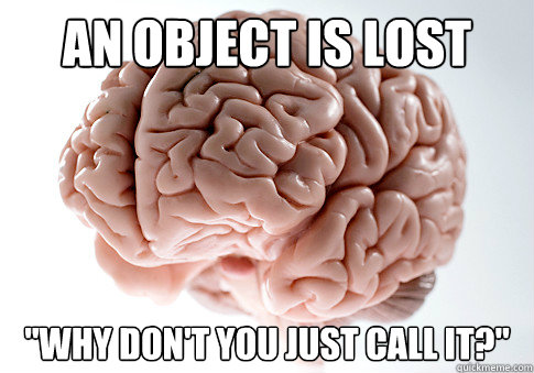 an object is lost 