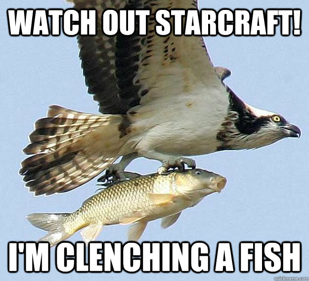 WATCH OUT STARCRAFT! I'M CLENCHING A FISH - WATCH OUT STARCRAFT! I'M CLENCHING A FISH  Little mermaid fish