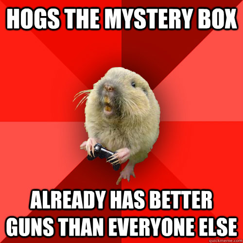 hogs the mystery box already has better guns than everyone else - hogs the mystery box already has better guns than everyone else  Gaming Gopher