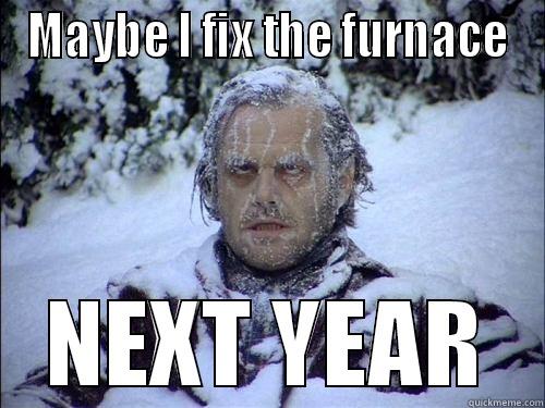 MAYBE I FIX THE FURNACE NEXT YEAR Misc