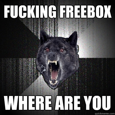 FUCKING FREEBOX WHERE ARE YOU  Insanity Wolf