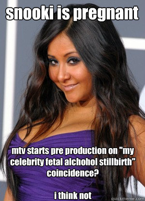 snooki is pregnant mtv starts pre production on 