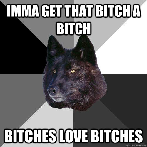 IMMA GET THAT BITCH A BITCH BITCHES LOVE BITCHES  Sanity Wolf