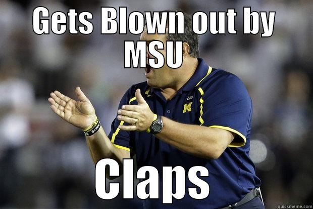 GETS BLOWN OUT BY MSU CLAPS Misc