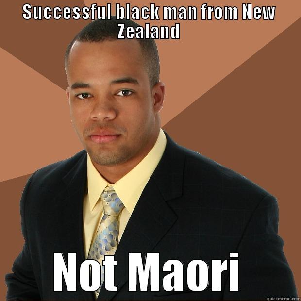 Typical New Zealand - SUCCESSFUL BLACK MAN FROM NEW ZEALAND NOT MAORI Successful Black Man