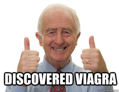 Discovered Viagra   Thumbs up Grandpa