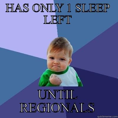 Debating regionals - HAS ONLY 1 SLEEP LEFT UNTIL REGIONALS Success Kid