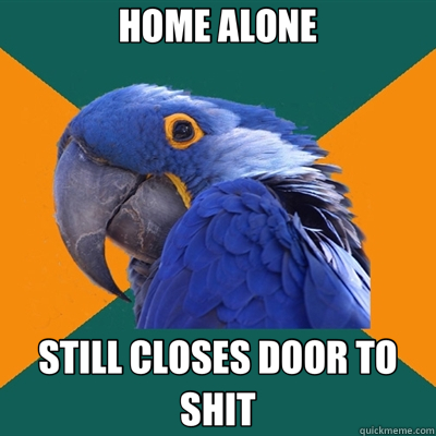 HOME ALONE STILL CLOSES DOOR TO SHIT  Paranoid Parrot