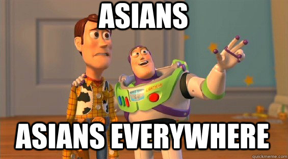 Asians Asians everywhere  