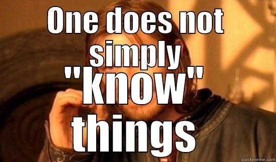 Skepticism Boromir - ONE DOES NOT SIMPLY 