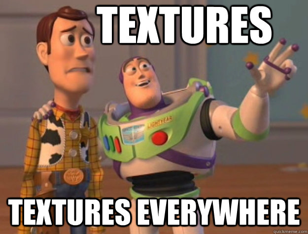 textures textures everywhere  Buzz Lightyear