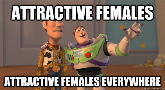 attractive females attractive females everywhere - attractive females attractive females everywhere  Toy Story Everywhere