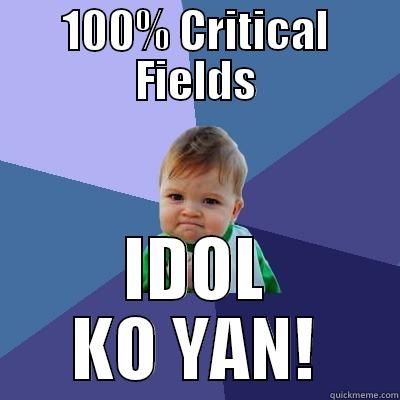 Glenn Jay Jaca - 100% CRITICAL FIELDS IDOL KO YAN! Success Kid