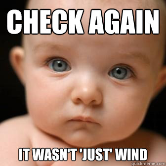 Check Again It wasn't 'just' wind - Check Again It wasn't 'just' wind  Serious Baby