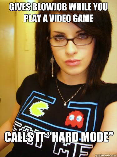 gives blowjob while you play a video game calls it 