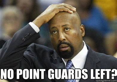 No Point Guards Left?  