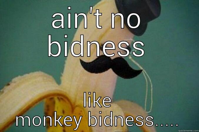 no monkey biz - AIN'T NO BIDNESS LIKE MONKEY BIDNESS..... Misc