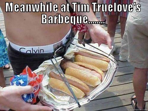 Tim's BBQ - MEANWHILE AT TIM TRUELOVE'S BARBEQUE........  Misc