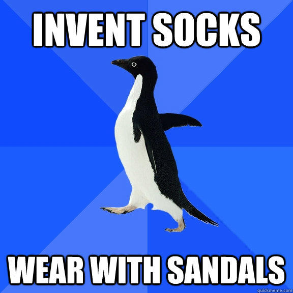 Invent Socks wear with sandals  