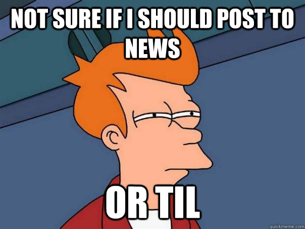 Not sure if I should post to news Or TIL  Futurama Fry