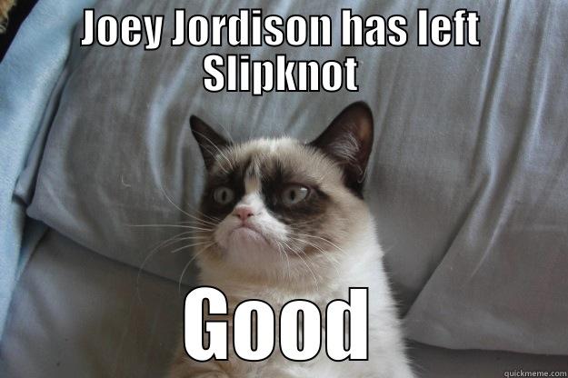 JOEY JORDISON HAS LEFT SLIPKNOT GOOD Grumpy Cat