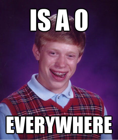 IS A 0 EVERYWHERE - IS A 0 EVERYWHERE  Bad Luck Brian