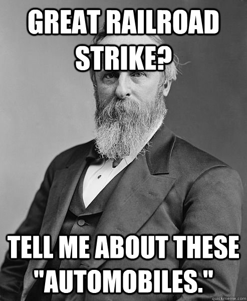 Great railroad strike? Tell me about these 