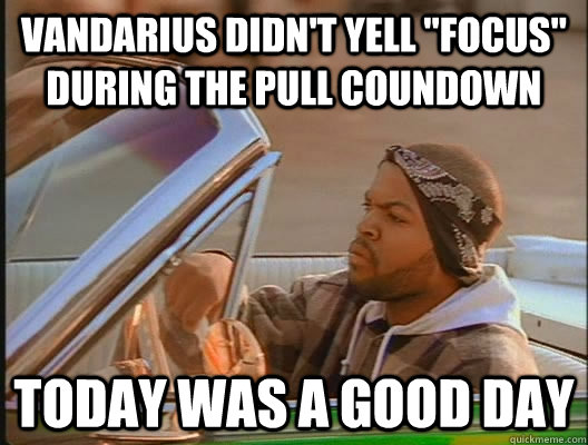 Vandarius didn't yell 