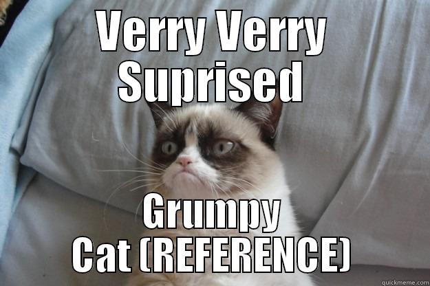 VERRY VERRY SUPRISED GRUMPY CAT (REFERENCE) Grumpy Cat