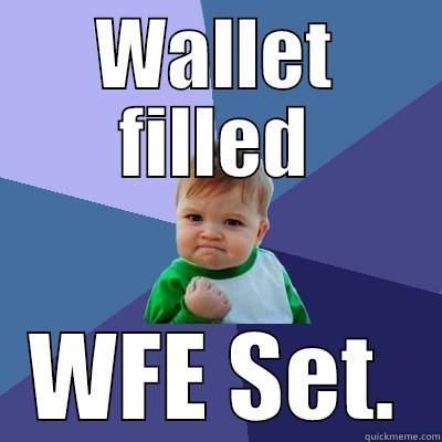 woohoo your awesome - WALLET FILLED WFE SET. Success Kid