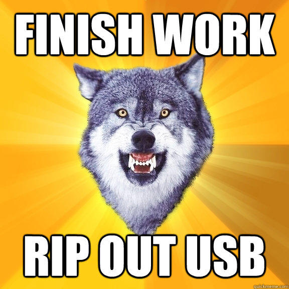 Finish Work RIP OUT USB  