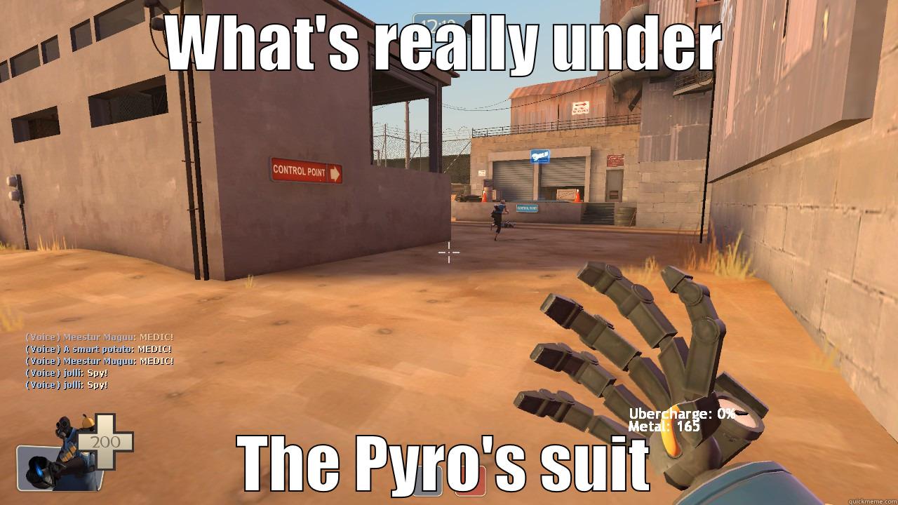 WHAT'S REALLY UNDER THE PYRO'S SUIT Misc