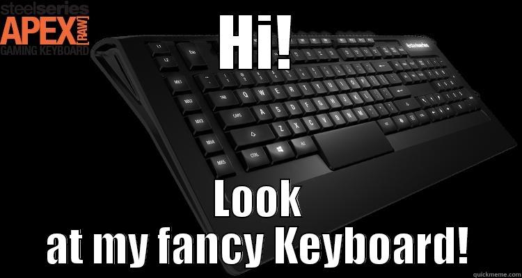 Keyboard funny - HI! LOOK AT MY FANCY KEYBOARD! Misc