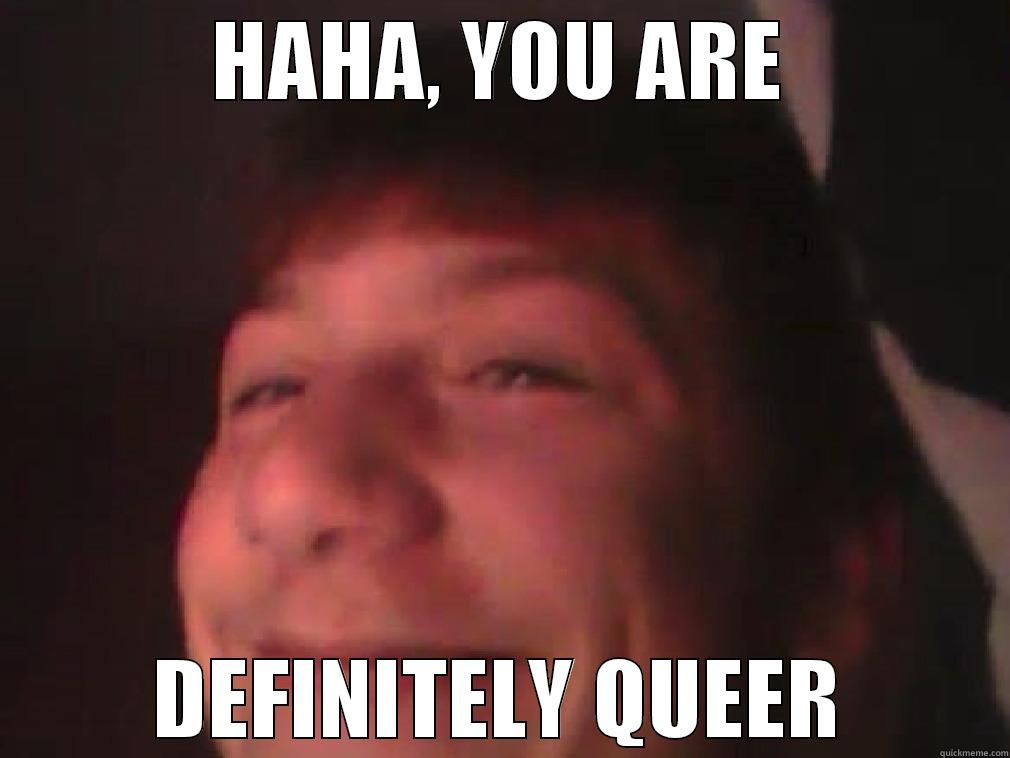 HAHA, YOU ARE DEFINITELY QUEER Misc