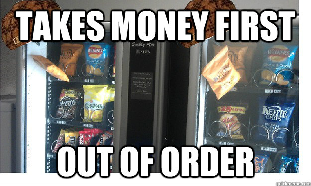takes money first out of order  