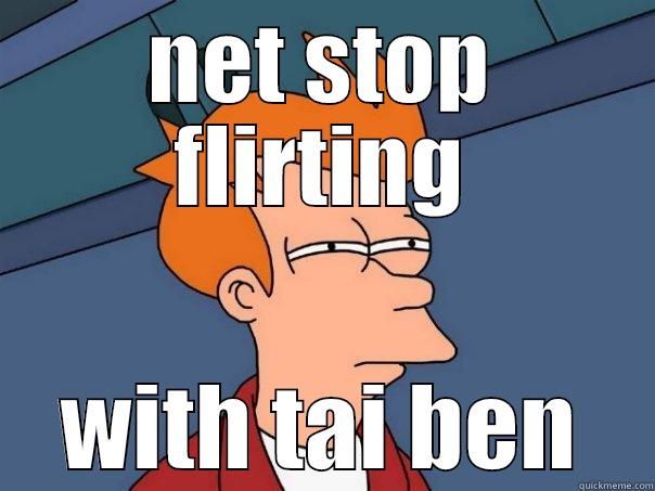 NET STOP FLIRTING WITH TAI BEN Futurama Fry