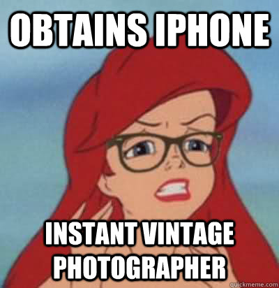 Obtains iPhone Instant Vintage Photographer  Hipster Ariel