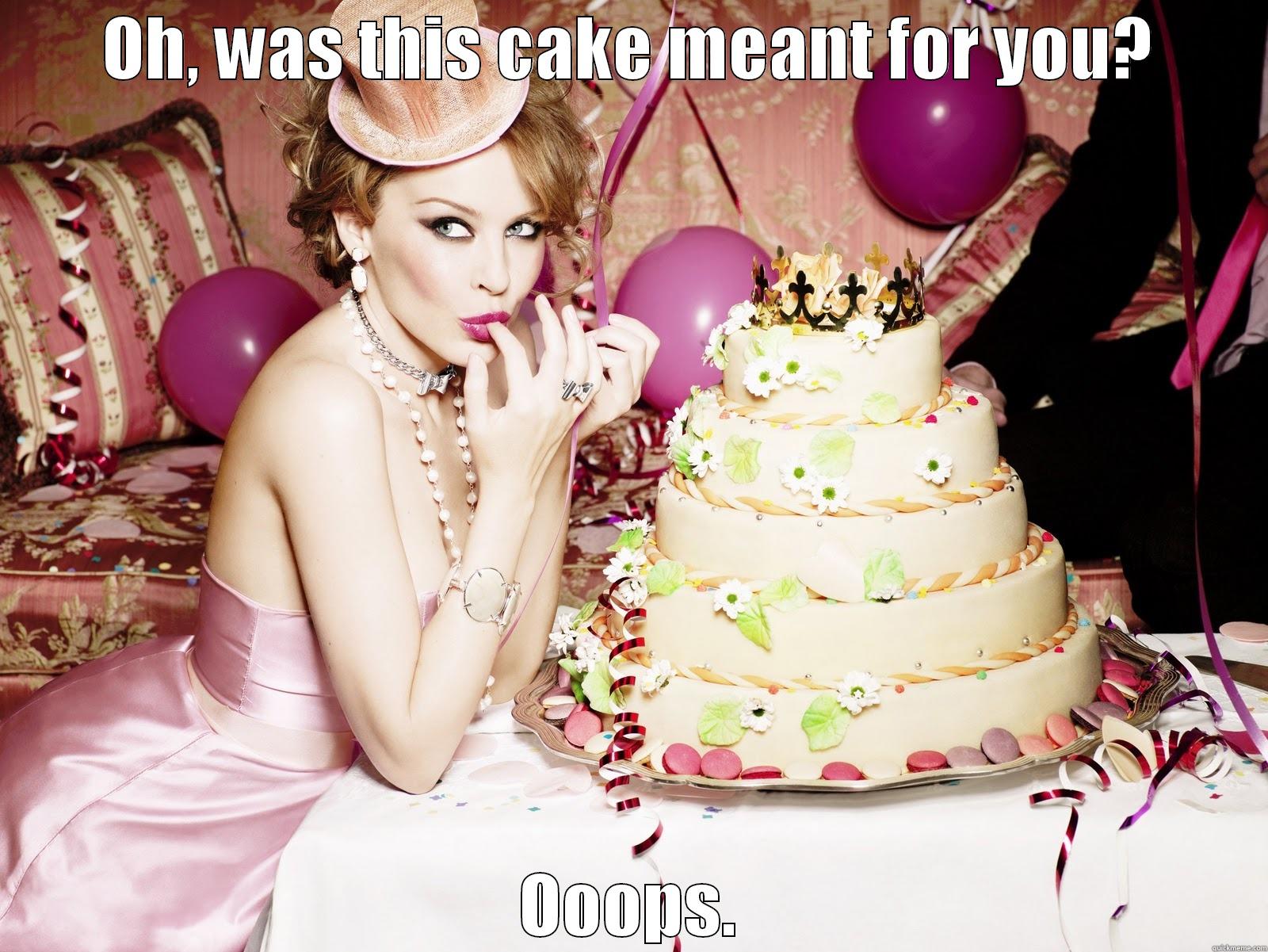 OH, WAS THIS CAKE MEANT FOR YOU? OOOPS. Misc