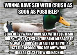 Wanna have sex with crush as soon as possible? Send her 