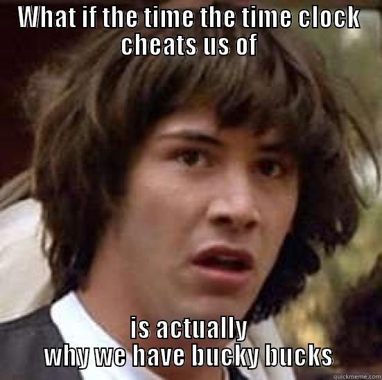 T-fund problems - WHAT IF THE TIME THE TIME CLOCK CHEATS US OF IS ACTUALLY WHY WE HAVE BUCKY BUCKS conspiracy keanu