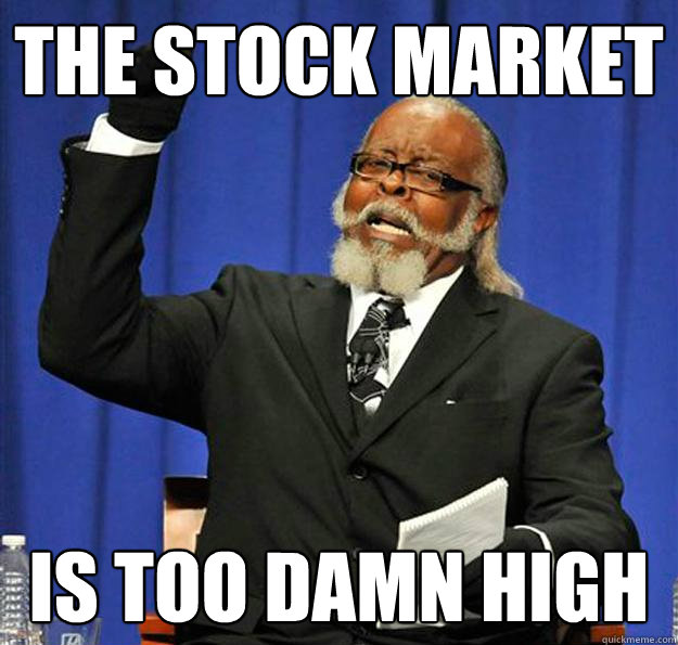 The stock market Is too damn high  Jimmy McMillan