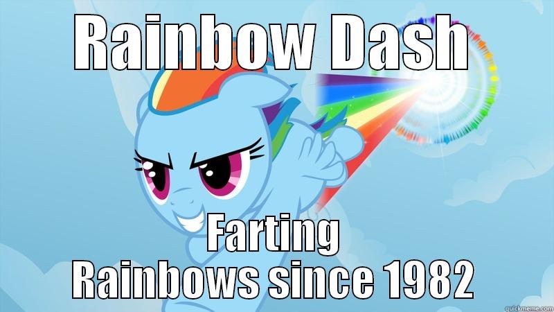 RAINBOW DASH FARTING RAINBOWS SINCE 1982 Misc