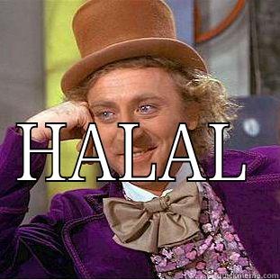  HALAL Creepy Wonka