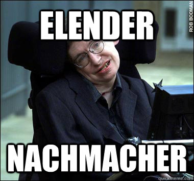 elender nachmacher  Stephen Hawking