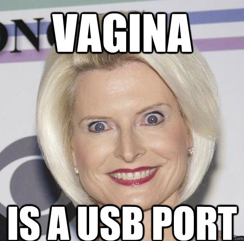 Vagina is a USB Port  