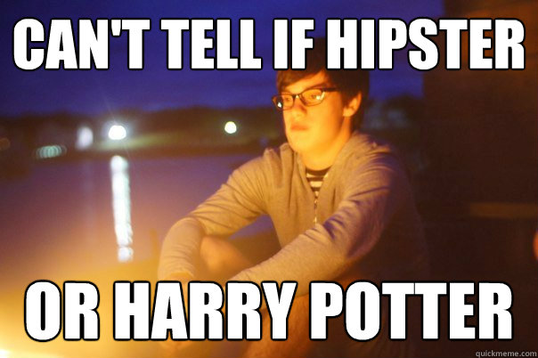 Can't tell if hipster or harry potter  