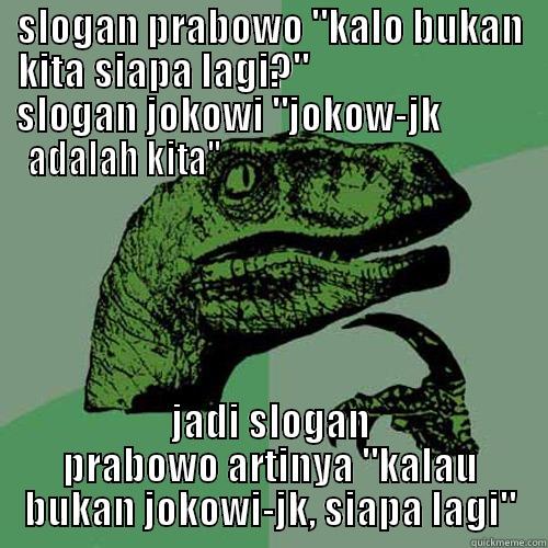 think again... - SLOGAN PRABOWO 