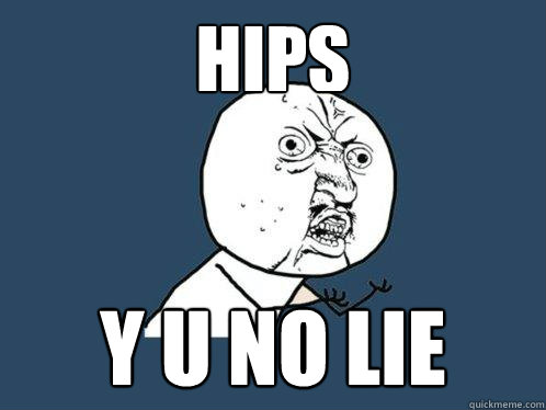 HIPS Y U NO LIE  Y U No