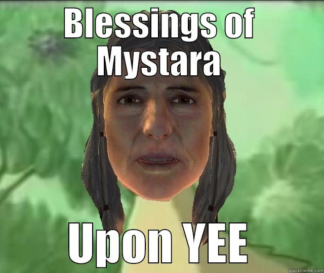 Thank you kind lady! - BLESSINGS OF MYSTARA UPON YEE Misc