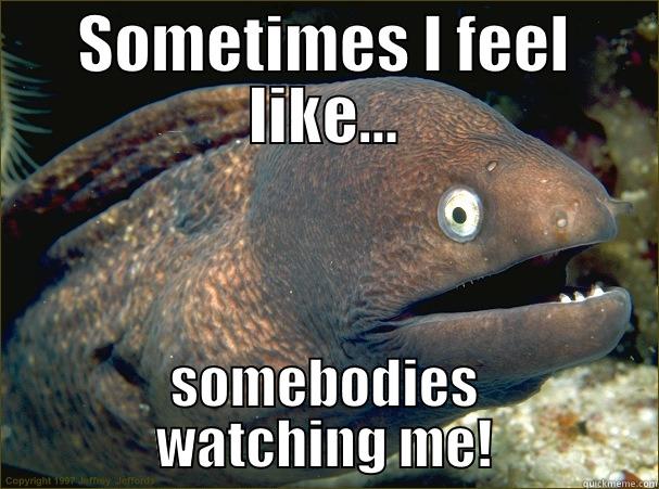 Watching You - SOMETIMES I FEEL LIKE... SOMEBODIES WATCHING ME! Bad Joke Eel